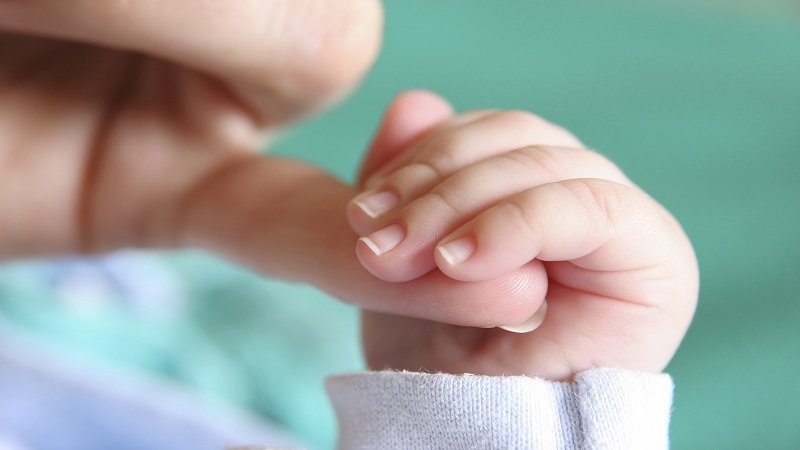 new born Baby's hand